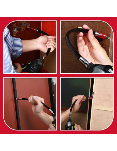 Soporte de Broca Flexible 300mm GEINXURN Eje Magnético