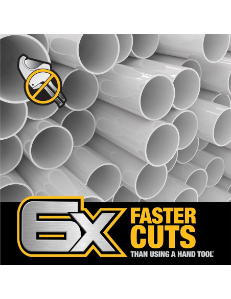 Cortador de PVC/PEX DEWALT DCE501B 20V MAX Inalámbrico 3 Velocidades Cortador de PVC/PEX DEWALT DCE501B 20V MAX Inalámbrico 3 Velocidades