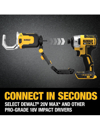 Cortador de PVC/PEX DEWALT DCE501B 20V MAX Inalámbrico 3 Velocidades