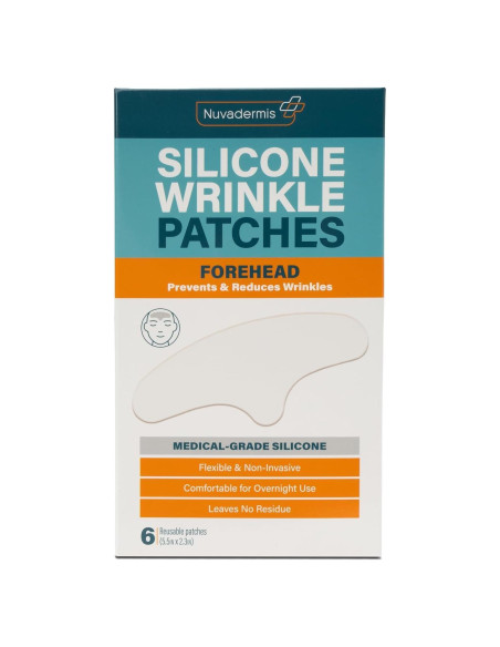 Parches de Silicona NUVADERMIS para Arrugas en la Frente - 6 Unidades Parches de Silicona NUVADERMIS para Arrugas en la Frente - 6 Unidades