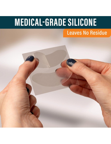 Parches de Silicona NUVADERMIS para Arrugas en la Frente - 6 Unidades