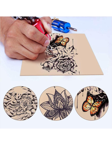 Kit de Práctica de Tatuajes MO MOLONG 29 Piezas 15x20cm