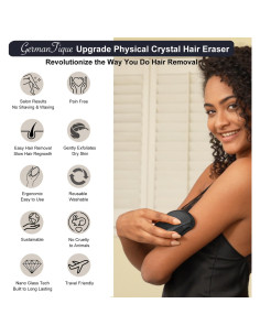 Borrador de Cabello de Cristal Germantique Negro - Reutilizable 2