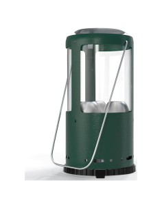 Soporte de Linterna para Velas Reales YOBME Verde - Resistente al Viento