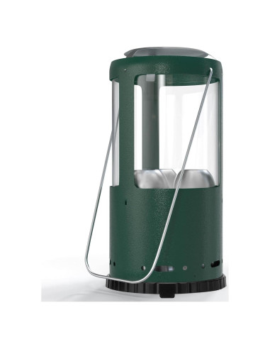 Soporte de Linterna para Velas Reales YOBME Verde - Resistente al Viento