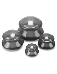 Juego de Ventosas de Silicona H-BDAY para Masaje y Celulitis