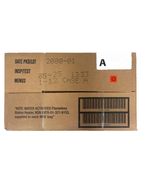 Comidas Wornick Listas para Comer - Emergencia 12 Paquetes