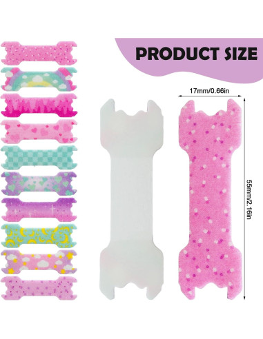 Tiras Nasales para Niños CMINAUS 40 Piezas Dibujos Animados