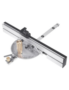 Medidor de Inglete ASCENDAS 450 mm Aluminio para Sierra de Mesa