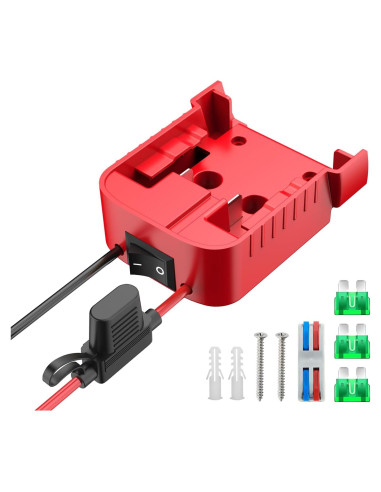 Adaptador de Batería Kzreect 18V para Proyectos RC con Interruptor
