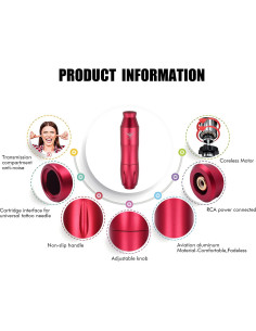 Kit de Tatuaje Completo TATELF con 21 Tintas y 40 Agujas 2