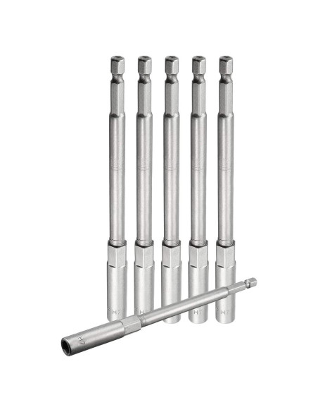 Juego de 5 Destornilladores de Tuerca uxcell 7mm Hexagonal 150mm