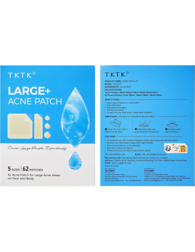 Parches para Granos XL TKTK 60 mm Hidrocoloide 62 Piezas