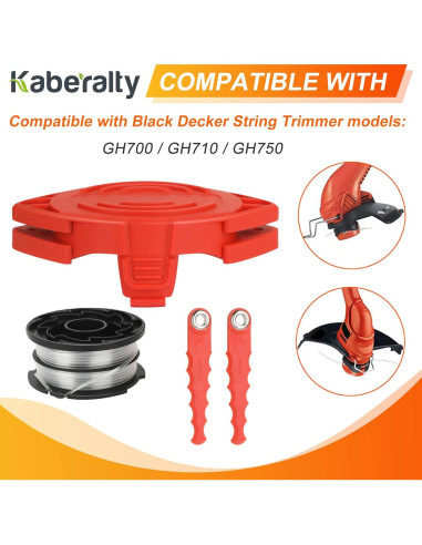 Cabezal de Repuesto DF-065 Kaberalty para Desmalezadora 21 Piezas