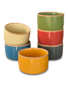 Ramequines de Cerámica Mora - Set de 6 - 113.4g - Horno Seguro