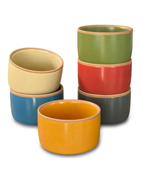 Ramequines de Cerámica Mora - Set de 6 - 113.4g - Horno Seguro