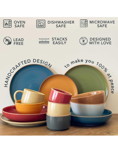 Ramequines de Cerámica Mora - Set de 6 - 113.4g - Horno Seguro