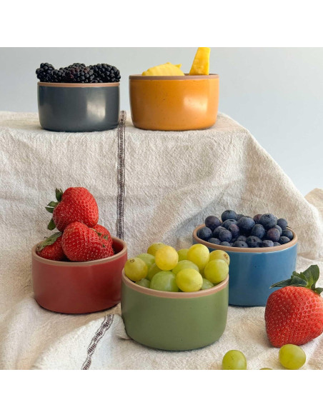 Ramequines de Cerámica Mora - Set de 6 - 113.4g - Horno Seguro