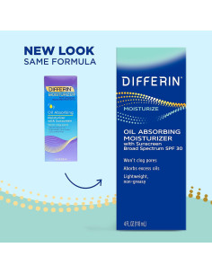 Hidratante Absorbente de Aceite Differin SPF 30 - 118 ml 2