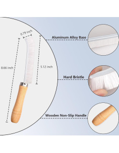 4 Cepillos de Limpieza de Grietas Dexspoeny - Cerdas Duras 2