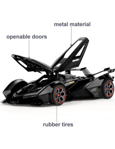 Coche de Juguete V12 SASBSC 1:22 Metal con Luz y Sonido 2