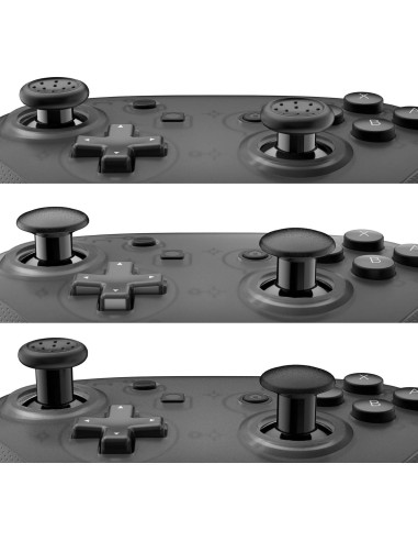 Palancas de Pulgar Intercambiables eXtremeRate para Nintendo Switch Pro - 3 Alturas Ajustables