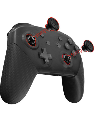 Palancas de Pulgar Intercambiables eXtremeRate para Nintendo Switch Pro - 3 Alturas Ajustables