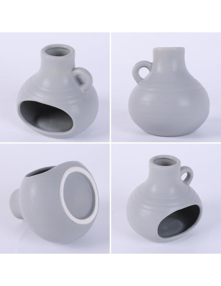 Soporte para Palo Santo y Salvia Cerámica Suruim Gris 12.7cm