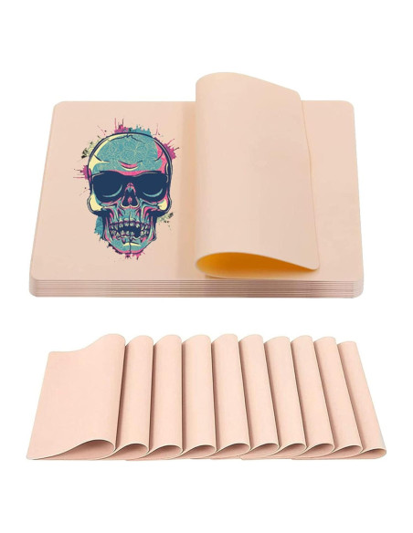 Piel de Práctica para Tatuaje SOTICA 5 Piezas 19.3x13.7cm Piel de Práctica para Tatuaje SOTICA 5 Piezas 19.3x13.7cm