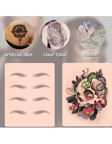 Piel de Práctica para Tatuaje SOTICA 5 Piezas 19.3x13.7cm