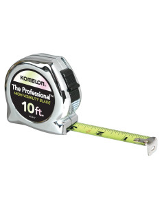 Cinta Métrica Profesional Komelon 410HV 3m x 1.6cm Alta Visibilidad