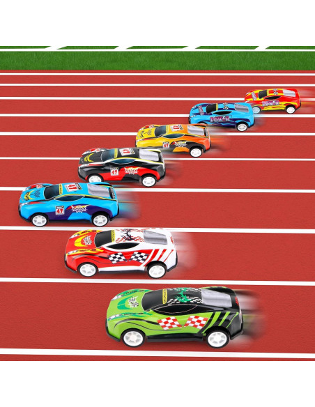 28 Coches de Retroceso Adecortalk para Niños 3-8 Años