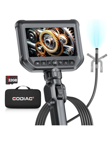 Cámara de Inspección Articulada GODIAG 1.01m con Luz LED