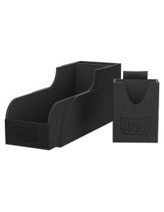 Caja de Mazo Dragon Shield Nest+ ART40406 Negra 300 cartas