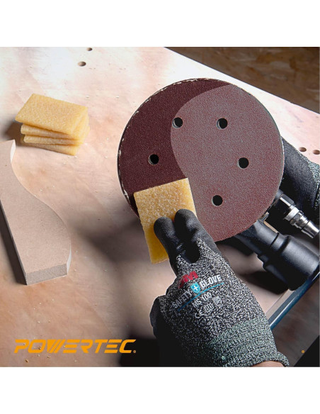 Bloques de Limpieza Abrasiva POWERTEC 5PK - 7 cm