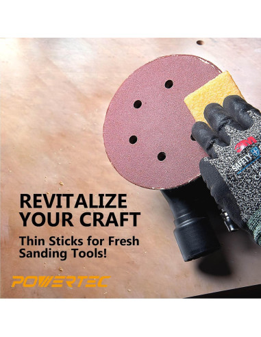 Bloques de Limpieza Abrasiva POWERTEC 5PK - 7 cm