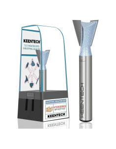 Broca de Router KEENTECH Cola de Milano 14 Grados 6.35 mm