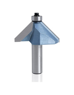 Broca de Router KEENTECH 1/2" Eje 28mm Chaflán 45 28mm