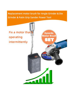 4 Cepillos de Carbono para Bosch GWS 7-115 y 1380 2