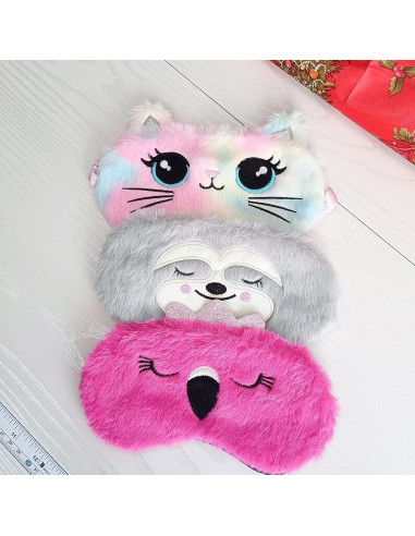 Máscara de Dormir KANOA 3Pack Multicolor Suave para Niños