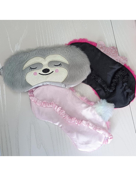 Máscara de Dormir KANOA 3Pack Multicolor Suave para Niños