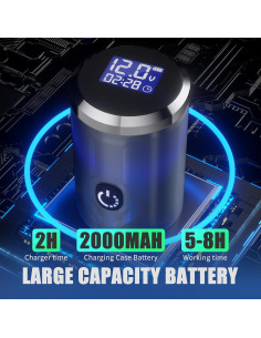 Kit de Máquina de Tatuaje Inalámbrica INKCHUM 2000mAh 12W 2