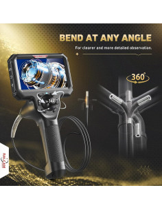 Cámara de Borescopio Articulada Ralcam 6.0mm 360 con Luz 2