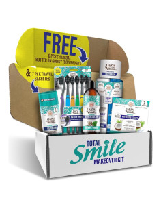 Kit de Cuidado Bucal GuruNanda Carbón 155ml - Blanqueador