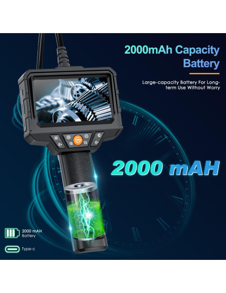 Cámara Endoscópica SKYBASIC 15M HD LCD 4.3" IP67 con LED