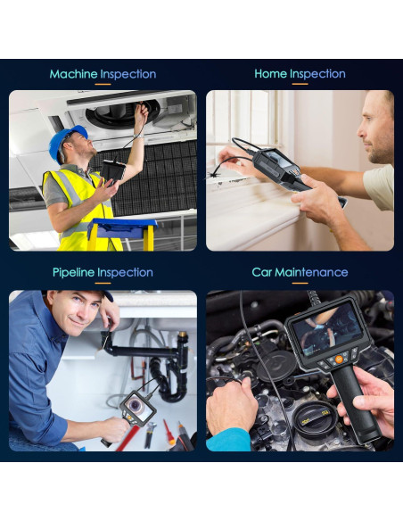 Cámara Endoscópica SKYBASIC 15M HD LCD 4.3" IP67 con LED