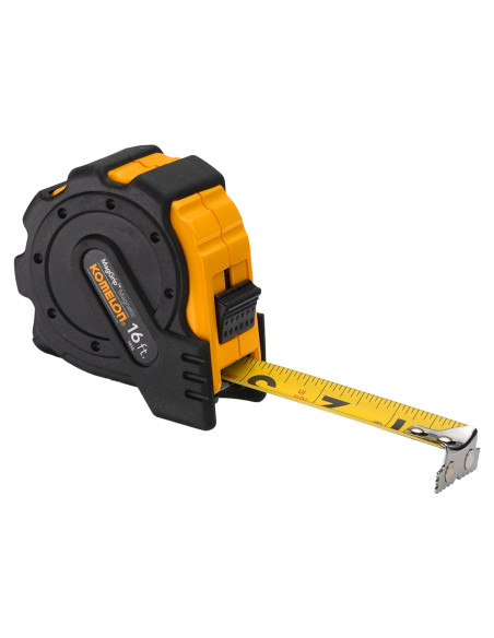 Cinta Métrica Komelon MagGrip 4.88m con Gancho Magnético