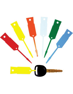 Etiquetas de Llave Econo Azul BER Flags - 1,000 Unidades 2