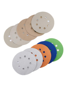 20 Discos de Lija 5" CKFCXC 3000-10000 Granos Húmedo/Seco