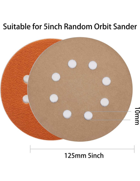 20 Discos de Lija 5" CKFCXC 3000-10000 Granos Húmedo/Seco
